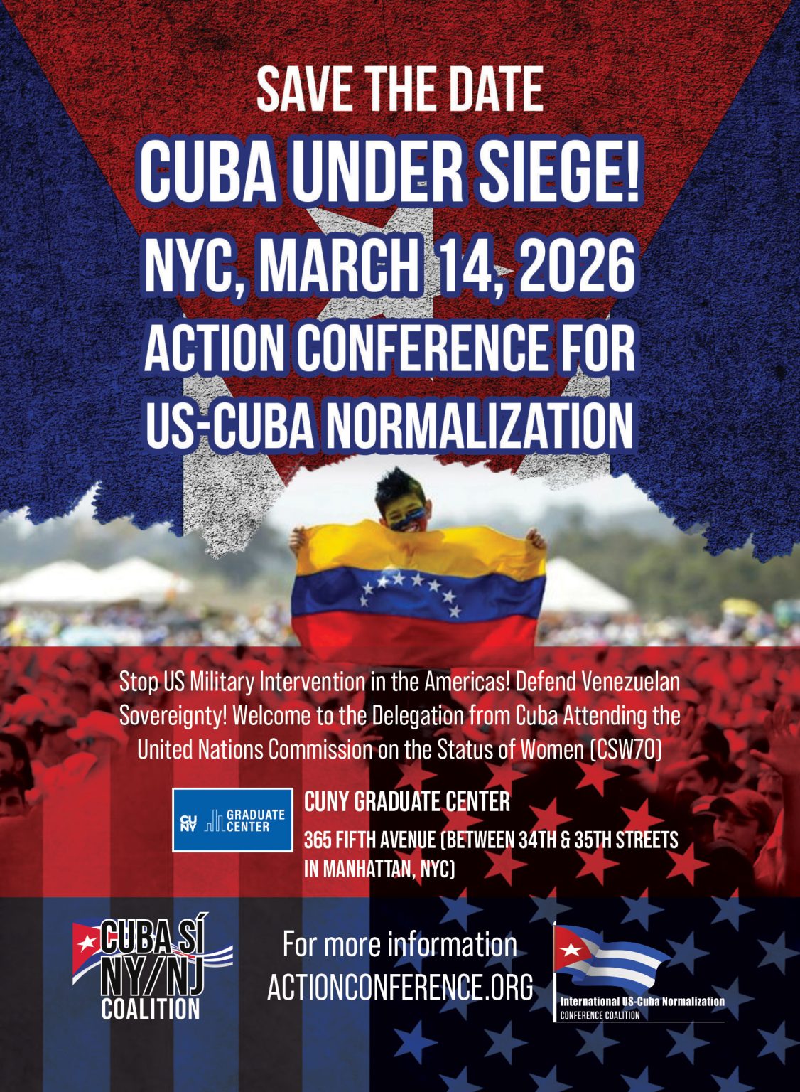 US-Cuba Normalization Conference Palm Card